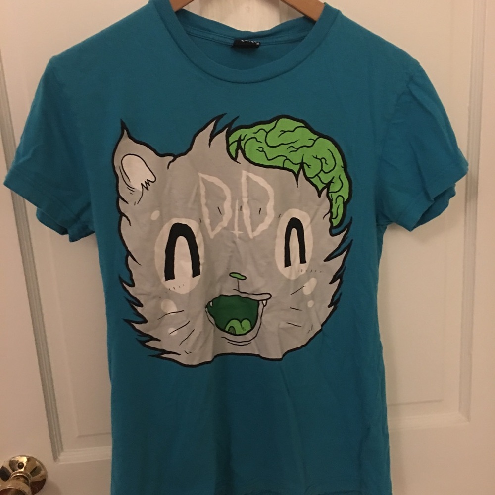 Iheartdropdead Kitty Brains T Shirt